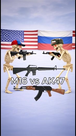 M16 vs AK-47 Test | Watermelon, Bulletproof Glass & Brick Wall Comparison #ak #m16 #ar #russia #gun