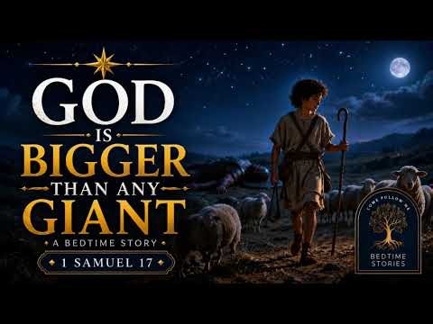 God Is Bigger Than Any Giant | David & Goliath Bedtime Story for Kids | Come Follow Me