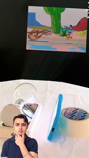 Turn Your Phone Into A Cinema! 🤯 (DIY Projector Hack) #shorts #lifehacks #diy #phone