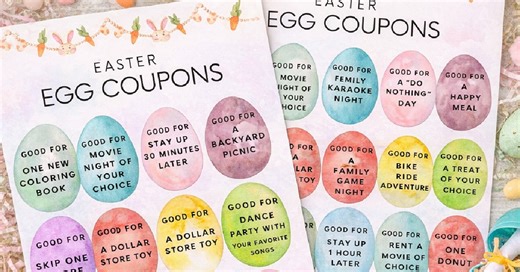 Free Printable Easter Egg Coupons (The Best Candy-Free Idea Kids Actually Love)