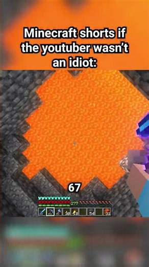 Minecraft shorts If the youtuber was smart 😭💀 #minecraft