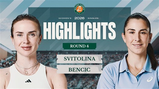 Elina Svitolina vs Belinda Bencic | Round 4 Highlights | Roland-Garros 2026