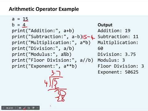 Learn Python Operators in One Video | Easy Tutorial