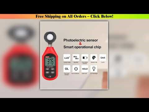 UNI-T Digital Light Meter Luxometer UT383BT UT383 0~199,900 Lux Meter Photographic Illuminance