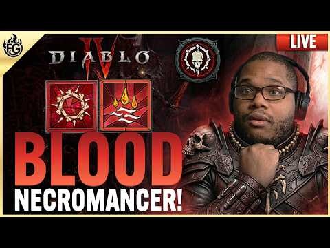 🔴 Diablo 4 Season 15 - Blood Wave Necromancer Pushing!
