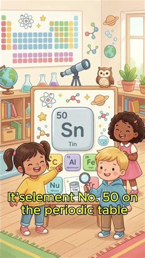 The periodic table: Tin 🥫 | Learn to Pronounce Elements!#Tin #PeriodicTable #Science