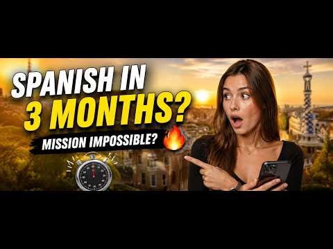 SPANISH FOR BEGINNERS: Speak confidently in 8 minutes