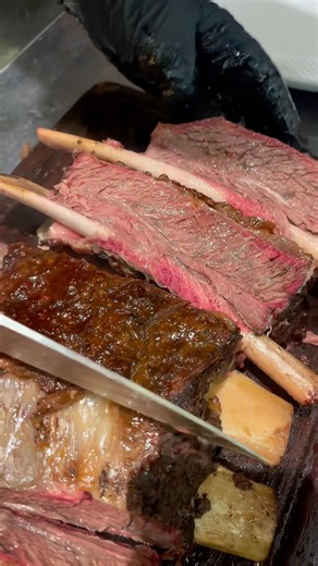Smoked Beef Cutting So Satisfying 🥩🔥 #shorts #usa #foryou