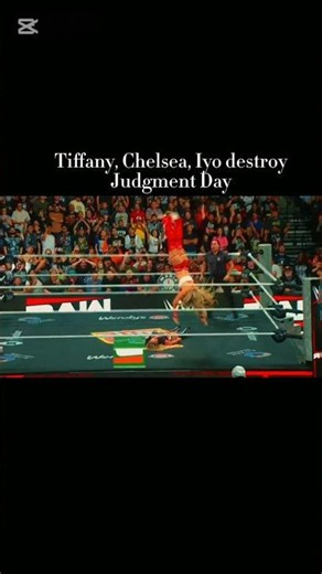Tiffany, Iyo & Chelsea destroy Judgment Day 🔥 || #wwe ||