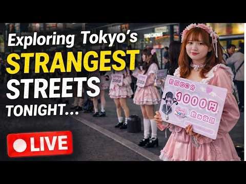 Following Tokyo’s Strangest Streets Tonight LIVE🔴