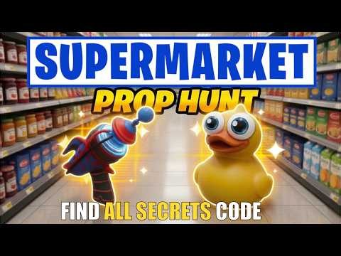 SUPERMARKET PROP HUNT MALL MAP FORTNITE CREATIVE - FIND ALL SECRETS CODE (ALL NEW WEAPONS)