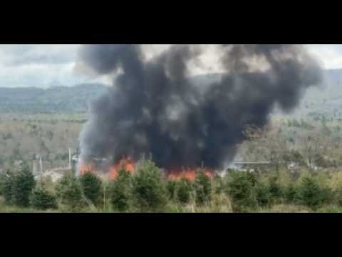 Large Explosion Rocks Lumber Mill in Maine