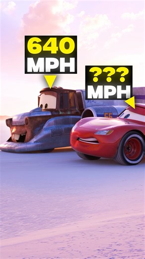 How FAST Was Lightning McQueen While RACING Jet Rocket Mater?