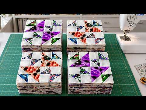 Patchwork Tutorial // Fantastic Block Quilt // Make Use Of All The Fabrics You Had