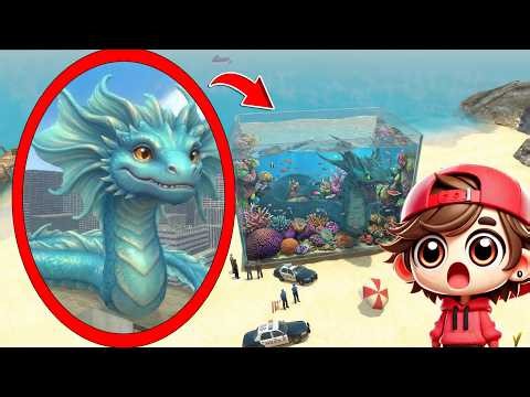 My drone CATCHES SEA DRAGON MYTH in REAL LIFE in Garry's Mod