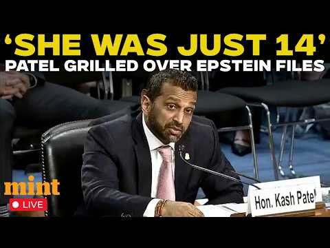 US Senate LIVE: EPSTEIN FILES BOMBSHELL? Senate Grills Kash Patel Over 37 'Hidden Pages'