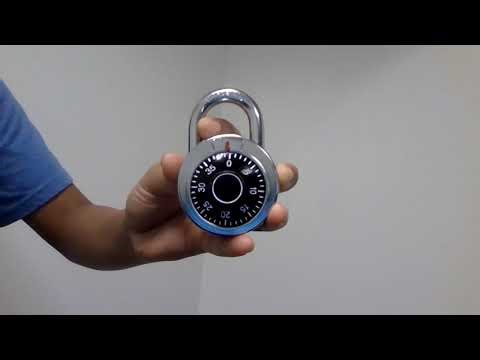 How to unlock a school locker lock (with combo)