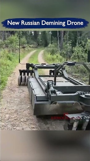 Russia’s Titan Drone Clears Anti-Personnel Minefields