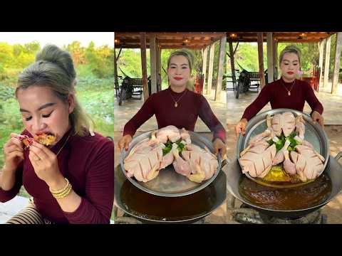 Amazing cooking deep fried chicken crispy recipe
