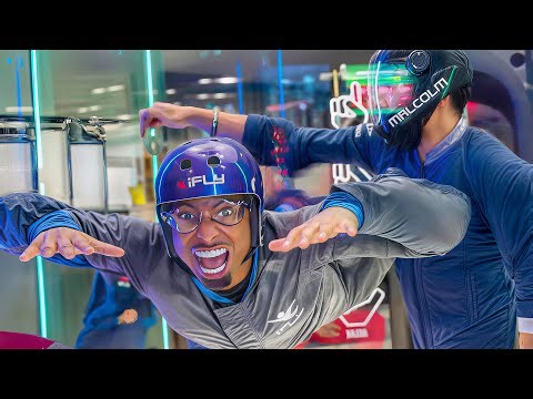 FunnyMike Tries Indoor Skydiving For The FIRST TIME! 😂