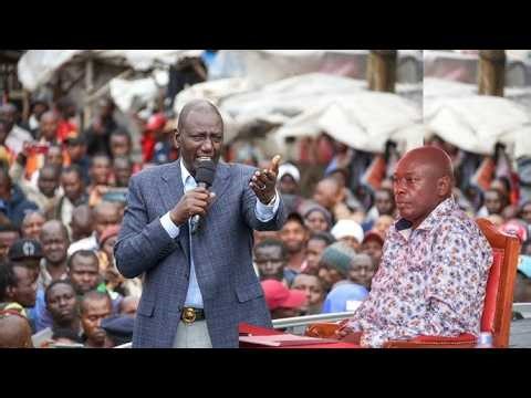 Live: Ruto Massive Rally in Murang'a Destroying Gachagua!