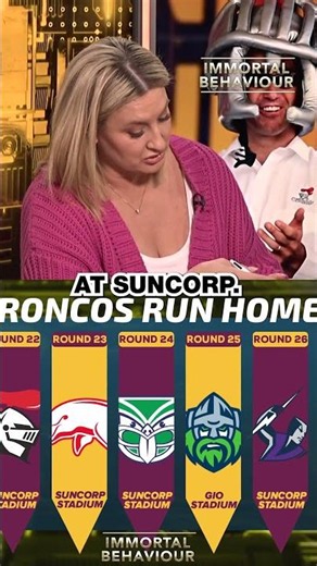 Joey has put a red line through the Broncos finals hopes 🚫