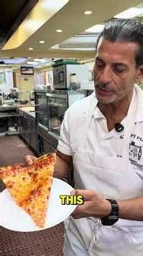 What makes a perfect New York pizza? 🍕💯