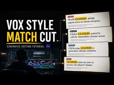How to Create a Vox-Style News Match Cut
