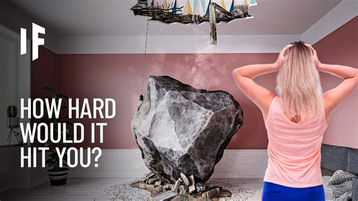 Watch what would happen if a meteorite crashed into your home