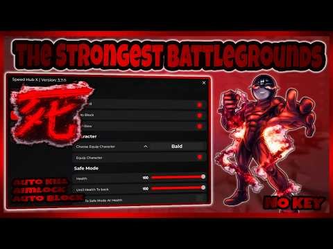 BEST The Strongest Battlegrounds Script (2026) ⚔️ | No Key 🔓 | Auto Kill 💥 Auto Block 🛡️ Aimlock 🎯