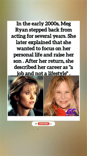 Meg Ryan's Break From Hollywood