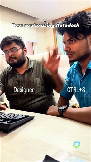 Why we can’t stop pressing Ctrl+S #designstruggles #autodesk #creative