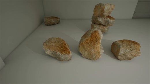 I worked on this prototype over a year ago. Then I started making a game about the Moon, in which I decided that the player shouldn't die or have weapons that could break anything. I look at this and think "mistake?", I need to create something that can be broken? #gamedev