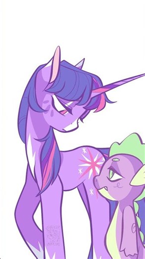 Twilight and Spike meeting Fluttershy in the first episode be like: