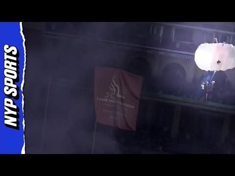 Parachuter's DISASTROUS LANDING before Armed Forces Bowl!