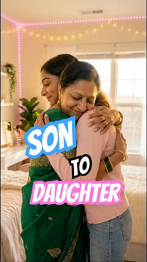 Mom Wished I Was Born a Girl... Then It Happened 😳✨ #bodyswap #mtf