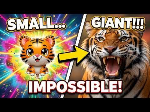 Balloon Animal Transformation Explosion Giant Real Animals Reveal 4K Satisfying Video