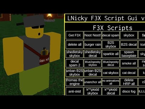 LNicky F3X - Showcase f3x Gui - Roblox Exploiting (Script en la descripción o en los comentario)