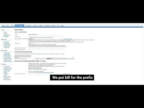 How to setup email forwarding and other domain level settings