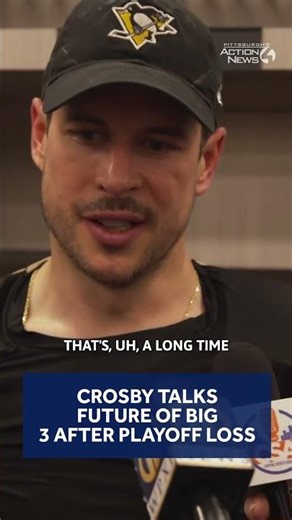 Sidney Crosby talks future of Big 3 in the Penguins after playoff loss