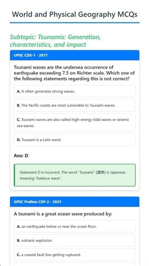Tsunamis: Generation, characteristics, and impact