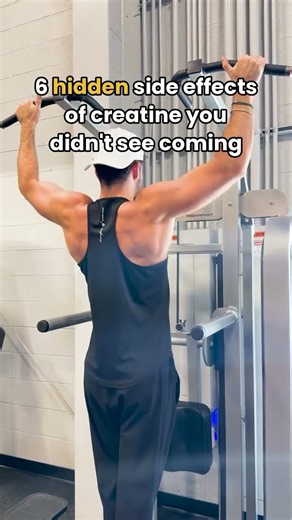 6 hidden side effects of creatine you didn’t see coming 👇 1