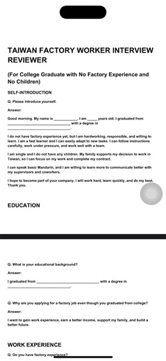 College Graduate Interview Guide for No Experience