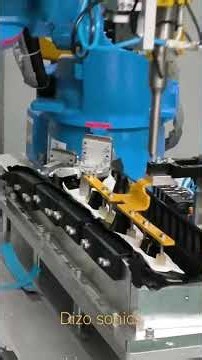 Robotic ultrasonic welding machine for automotive pillar trim #ultrasonicwelding