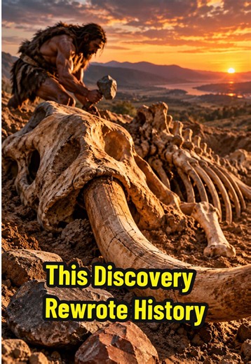 Humans in California 130,000 Years Ago? The Mastodon Discovery That Could Rewrite American History! What if ancient humans were living in North America more than 100,000 years earlier than scientists once believed? In 1992, construction workers near San Diego, California, uncovered 130,000-year-old mastodon bones alongside large stones. Researchers studying the Cerutti Mastodon site discovered unusual bone fractures they believe were created by ancient humans or human relatives using primitive s