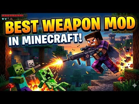 Best Minecraft weapon mod 1.21+ (CXG Gaming)