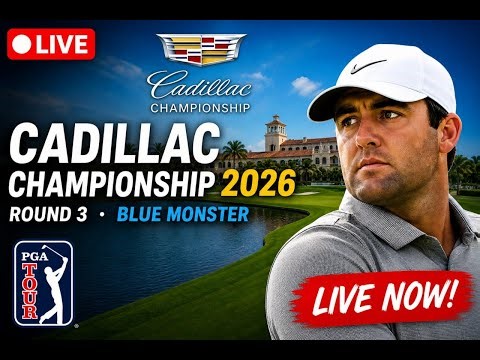 LIVE Cadillac Championship 2026 | PGA Tour LIVE | Scottie Scheffler | Round 3 | Blue Monster
