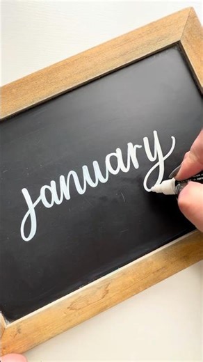 Faux Calligraphy with Chalk Markers #chalkmarkers #chalkboard
