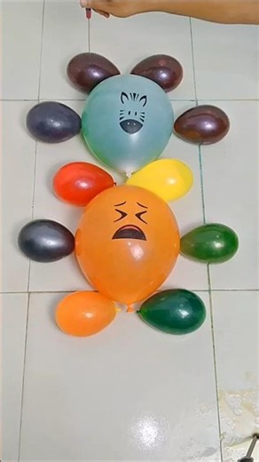 Giant Balloon Pop 💥 Slow Motion Color Splash Explosion Satisfying #shorts #poppballons #satisfying