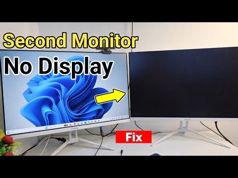 Fix Second Monitor Not Detected in Windows 11 | Second monitor black screen Problem